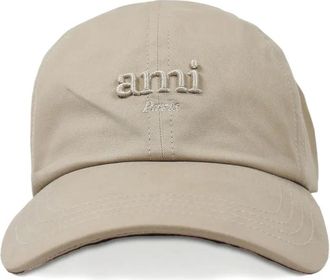 Ami embroidered-logo baseball cap - unisex - Cotton - OS - Neutrals
