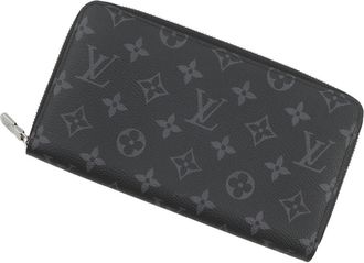 Louis Vuitton Black Monogram Eclipse Noir Monogram Eclipse Coin Purse/Coin Case (Pre-Owned)