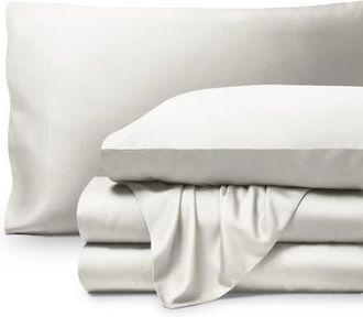 Bare Home Cooling Rayon Sheet Set in Cream at Nordstrom, Size Twin X-Long