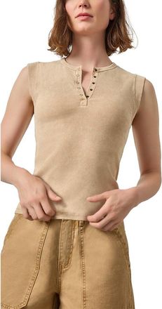 Lilla P Sunwashed Cap Sleeve Henley