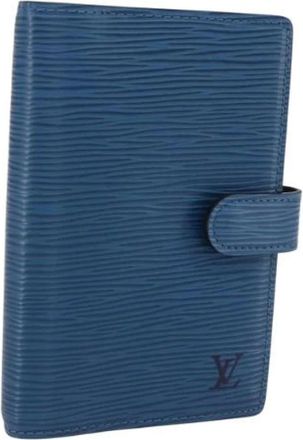 Louis Vuitton Pre-owned Accessories, female, Blue, Size: ONE SIZE Pre-owned Leather Home-Office