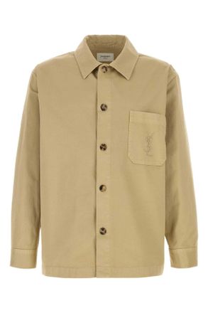 Saint Laurent Beige Cotton Shirt