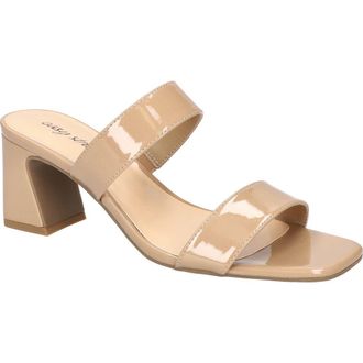 Easy Street Clovelle Sandal in Nude Patent at Nordstrom Rack, Size 10