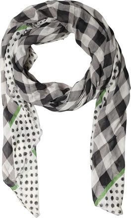 Dolce & Gabbana Napoli Modal Check Sjaal - Dames - Zijden sjaals - Veelkleurig - ONE Size - Accessoires