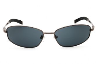 Harley-Davidson HD0816X Rectangular Metal Sunglasses - Gray