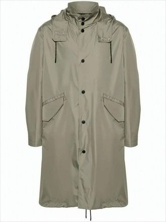 A.P.C. Long Loose-Fit Jacket With High Collar