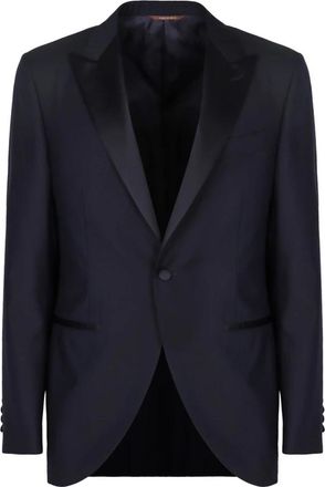 Canali Blazers - Heren - Blazers - Blauw - M - Wol - Jassen
