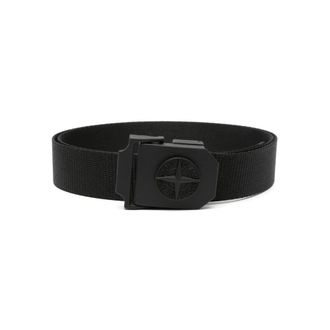 Stone Island Belt - male - Stone Island - Belts - Black - 85 CM - Accessories