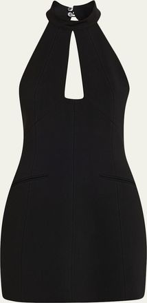 A.L.C. Lucie Halter Mini Dress