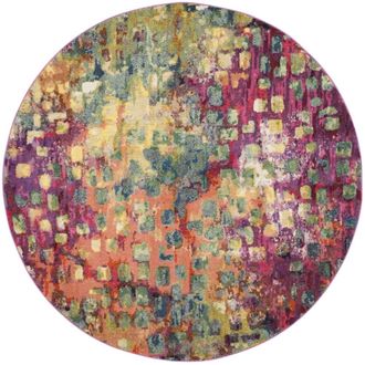 Safavieh Alfombra rosa/multicolore 152 x 152 cm