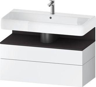 Duravit Duravit - Qatego Mueble Bajo Lavabo, 1 Extra&iacute;ble Y 1 Caj&oacute;n