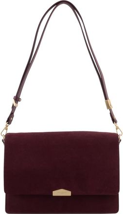 Pourchet Tassen, Dames, Rood, ONE Size, Leer, Anjou