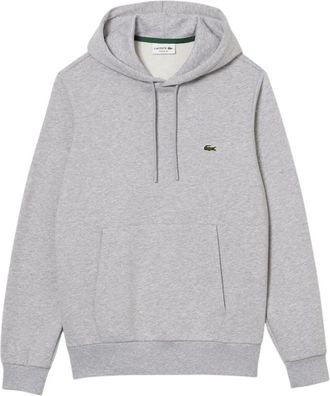 Lacoste Fleece Hoodie voor heren - Heren - Hoodies - Grijs - 2XL - Hoodies & sweatvesten