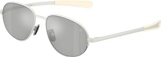 Moncler ME4018 CIRCUIT 10047I Mens Sunglasses Silver Size 56