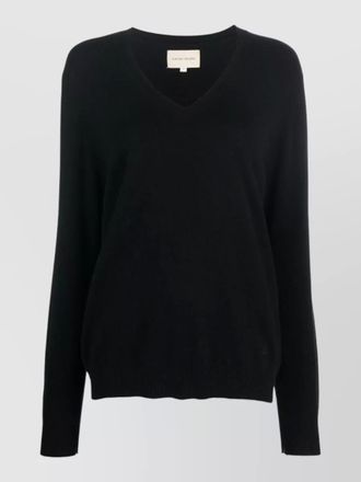 Loulou Studio v neck long sleeve knit top