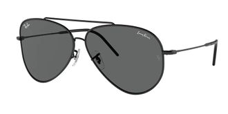 Ray-Ban Lenny Kravitz Aviator Reverse Dark Grey Pilot Unisex Sunglasses RBR0101S 002/GR 59
