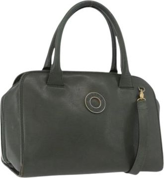Celine Pre-owned Vintage Handtas - Dames - Vintage Handtas - Groen - ONE Size - Leer - Vintage