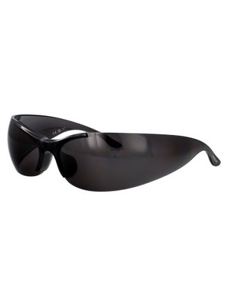 Balenciaga Unisex Sunglasses Bb0454s Black-Grey-Grey Bio Injected Black/grey/grey