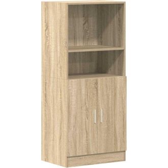 vidaXL Vidaxl - Kitchen Cabinet Sonoma Oak 57x41.5x131.5 cm Engineered Wood