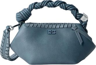 Ganni Bolso de mano Bou Mini Tress&eacute; - Bags - Mujer - Azul - ONE SIZE