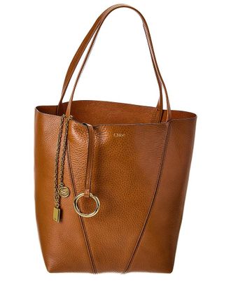 Chlo&eacute; Spin Leather Tote