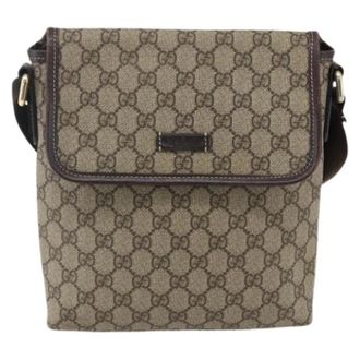 Gucci Pre-owned Cross Body Bags, unisex, Beige, Size: ONE SIZE Pre-owned Vintage Cross Body Bag