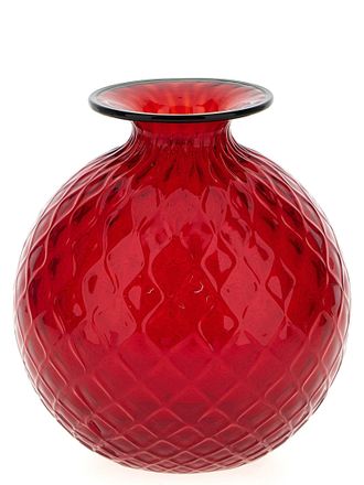 VENINI Monofiore Balloton Vases Red