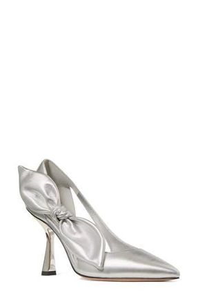 Kate Spade New York bunnie pointed toe pump in Silver at Nordstrom Rack, Size 6.5
