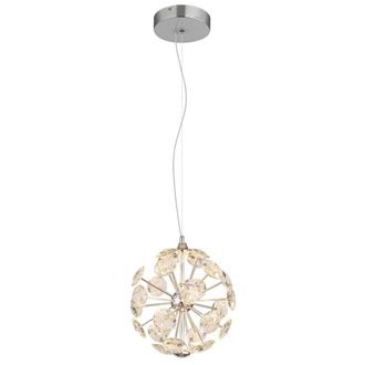 Globo Lighting Globo - L&aacute;mpara Colgante - Virina - Cromo - Vidrio - &Oslash; 28cm - Led