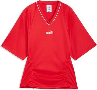 Puma (WMNS) PUMA Future.Puma.Archive Slim Soccer Jersey For All Time Red 634624-11
