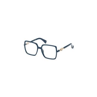 Max Mara Glasses, female, Blue, 55 MM, Square Optical Frame
