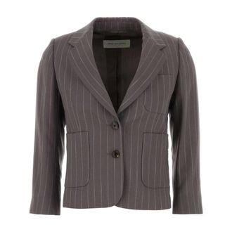 Dries Van Noten 01140-Bamis 3306 W W Jacket - female - Dries Van Noten - Blazers - Gray - XS - Jackets