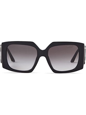 Jimmy Choo Eyewear Ariana square-frame sunglasses - women - Acetate - One Size - Black