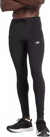 New Balance MenS Athletics Heat Pocket Tight Pants In Black