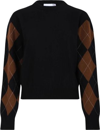 Douuod Maglione Girocollo Polifemo - - Knitwear - Donna - Nero - M