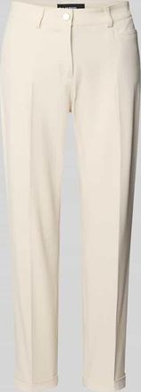 Cambio Cambio Slim Fit Stoffhose mit B&uuml;gelfalten Modell KATHREEN in Beige, Gr&ouml;&szlig;e 32