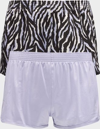 2(x)ist Men & apos;s Sliq Silkie 2-Pack Boxer Shorts