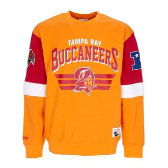 Mitchell & Ness Sweatshirts, male, Orange, Size: S NFL Crewneck Sweatshirt Tampa Bay Buccaneers