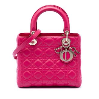 Dior Pre-owned Dior Medium Lambskin Cannage Lady Ladies J33T67PF7BDJ02R2