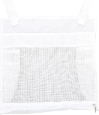 OEM Organizador De Juguetes De Ba&ntilde;o Para Ni&ntilde;os Con Malla - Bolsa De Almacenamiento Grande Impermeable Con Cremallera - Blanco