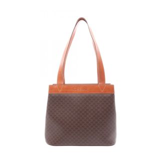Celine Brown Coated Canvas Handbag Tote Bag (Pre-Owned)