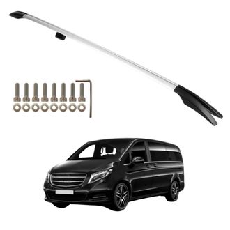 OEM Barras De Techo Mercedes W639 W447 Vito Viano Corto L1 Cromado S&oacute;lido