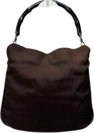 Gucci Pre-owned Handbags, female, Brown, Size: ONE SIZE Pre-owned Leather gucci-bags