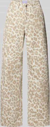 Jack & Jones Wide Fit Cordhose im Allover-Look Modell GELLY in Beige Melange, Gr&ouml;&szlig;e 26/30