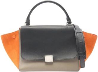 Celine Pre-owned Handbags, female, Multicolor, Size: ONE SIZE Pre-owned Vintage Leather Handbag