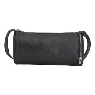 adidas Y-3 Leather Barrel Bag Black KD0169
