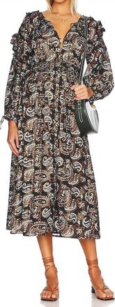 Cleobella Corrine Midi Dress In Avalon Block Print