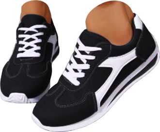 Generic Womens Classic Retro Fashion Sneakers Casual Tennis Shoes Lace up Low Top Memory Foam Insoles Sneakers Lightweight Non Slip Footwear for Women Walking