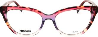 Missoni MIS0091 Cat Eye Eyeglasses - Burgundy