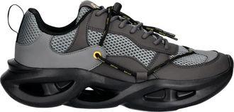 Just Cavalli Mesh Veterschoenen - Heren - Sneakers - Grijs - 40 EU - Schoenen